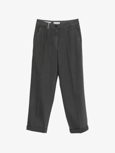 pleated-detail trousers by PESERICO