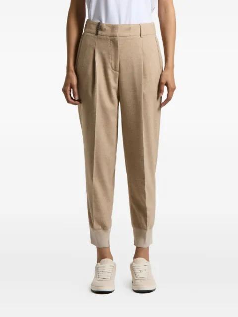 pleated-details trousers by PESERICO