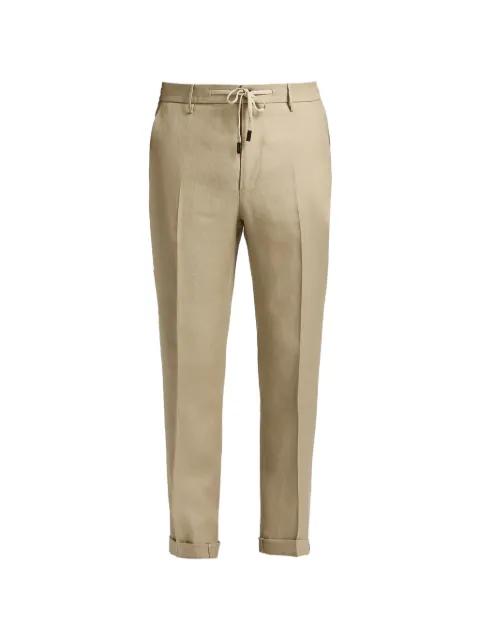pleated drawstring trousers by PESERICO