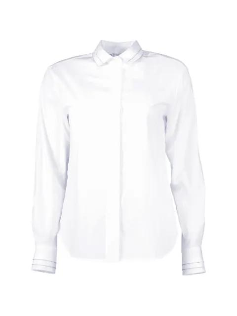 pleated long-sleeve shirt by PESERICO