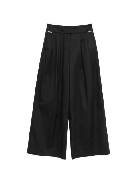 pleated wide-leg trousers by PESERICO
