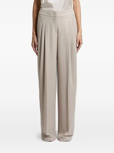 pleated wide-leg trousers by PESERICO