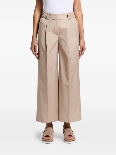 pleated wide-leg trousers by PESERICO