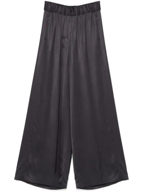 pleated wide-leg trousers by PESERICO