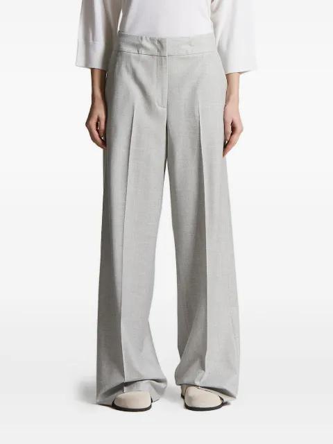 pleated wide-leg trousers by PESERICO