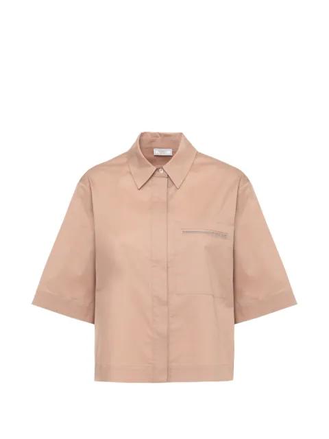 pocket detail shirt by PESERICO