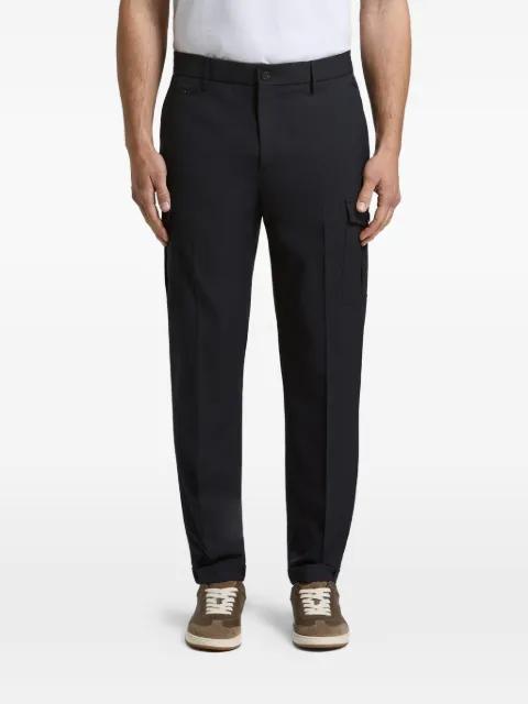 pressed-crease cargo pants by PESERICO