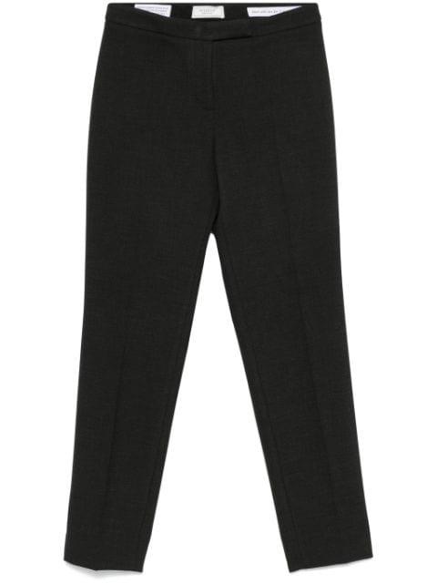 pressed-crease cropped trousers by PESERICO