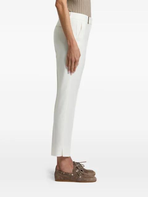 pressed-crease cropped trousers by PESERICO