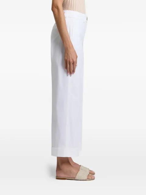 pressed-crease turn-up trousers by PESERICO