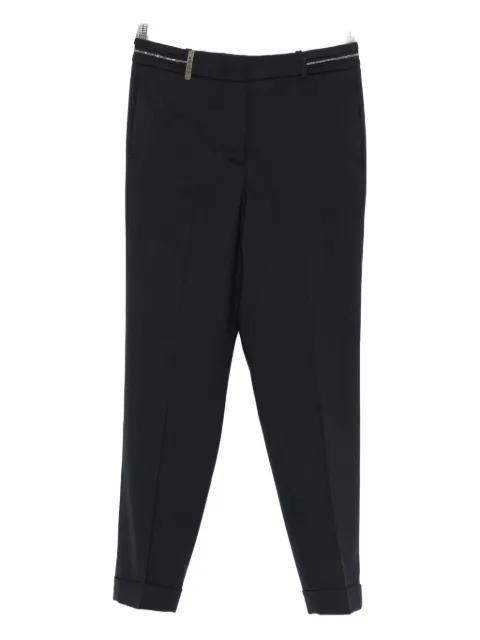 pressed-crease wool trousers by PESERICO