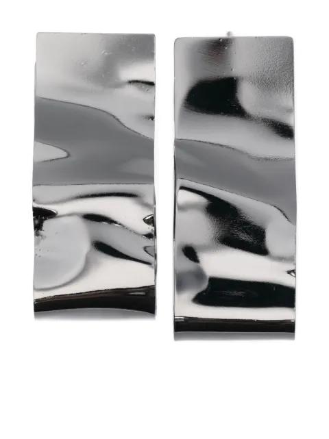 rectangle earrings by PESERICO
