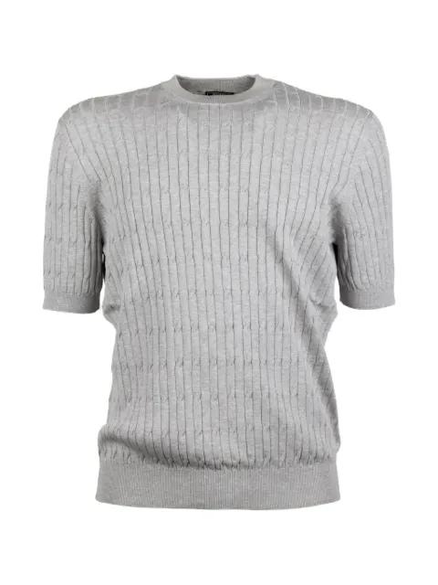 ribbed crewneck T-shirt by PESERICO