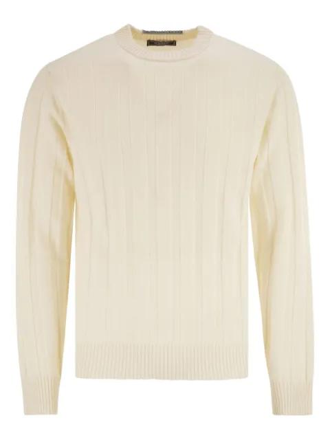 ribbed-knit crew-neck jumper by PESERICO