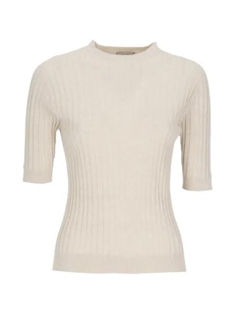 ribbed knit sweater by PESERICO