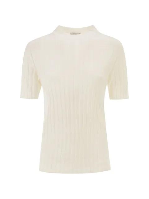 ribbed short-sleeve sweater by PESERICO