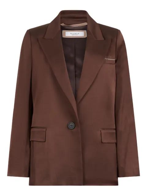 satin blazer by PESERICO