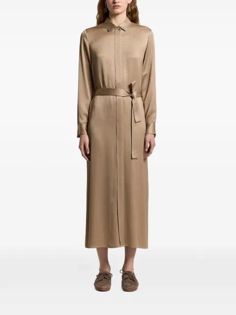 satin midi dress by PESERICO