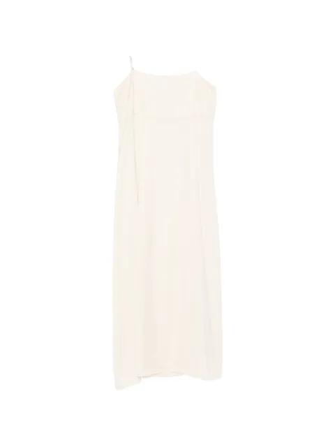 satin midi dress by PESERICO