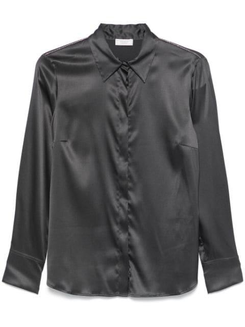 satin shirt by PESERICO