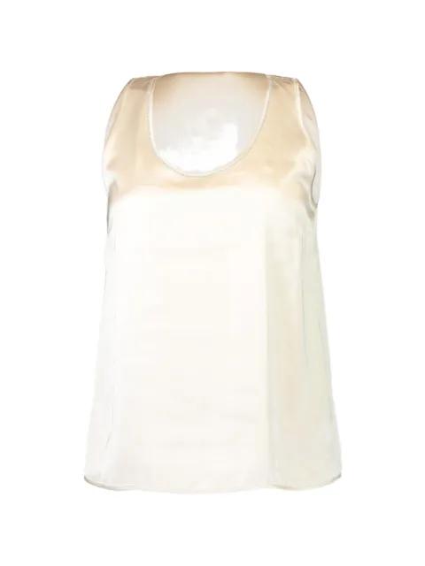 scoop-neck tank top by PESERICO