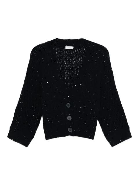 sequin-embellished cardigan by PESERICO