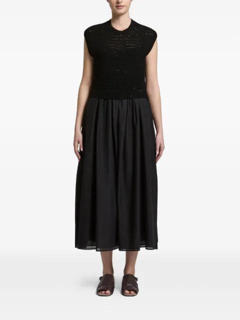 sequin-embellished midi dress by PESERICO