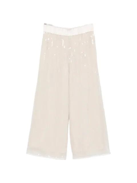 sequin-embellished pants by PESERICO
