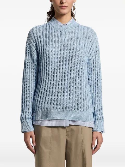 sequinned cordonet sweater by PESERICO