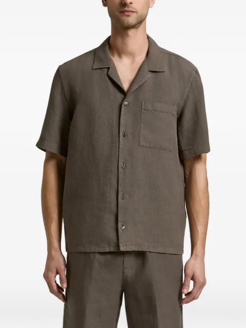 short-sleeved chest-pocket shirt by PESERICO