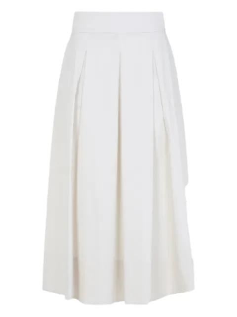 side-pockets midi skirt by PESERICO