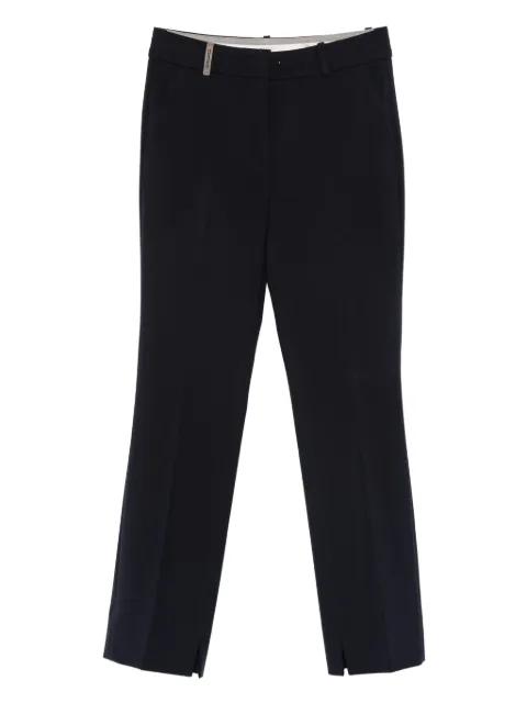 side-slit trousers by PESERICO