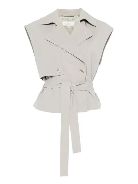 sleeveless double-breasted jacket by PESERICO