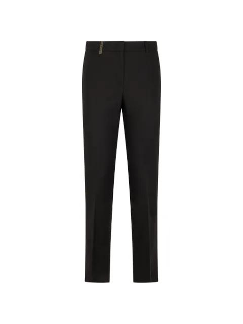 slit-hem trousers by PESERICO