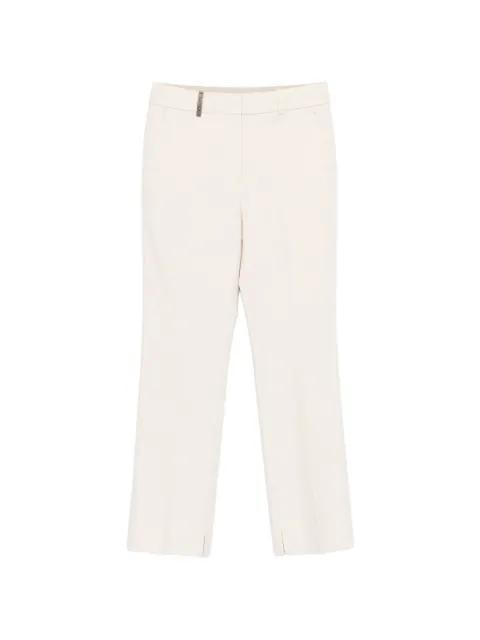split-hem trousers by PESERICO