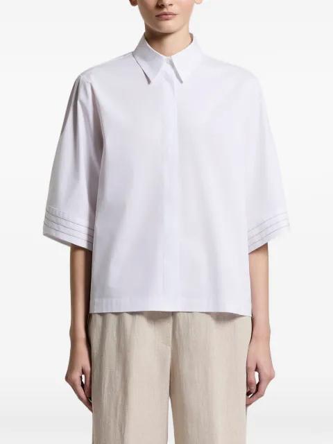 stitching short-sleeve shirt by PESERICO