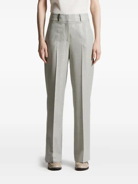 straight-leg tapered trousers by PESERICO