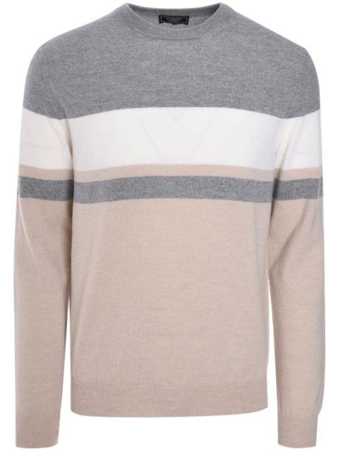 stripe-detailing jumper by PESERICO