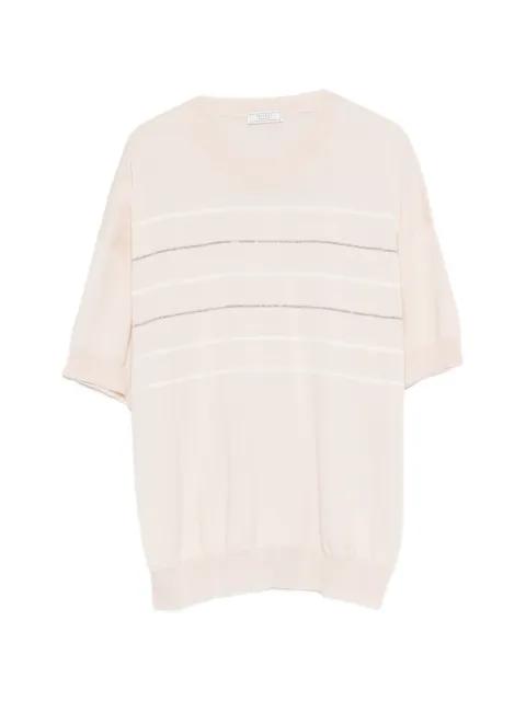 striped short-sleeve T-shirt by PESERICO