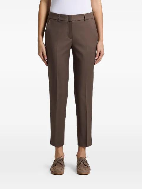 tailored cropped trousers by PESERICO