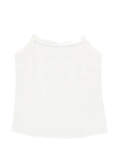 thin straps tank top by PESERICO