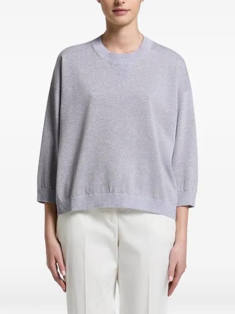 three-quarter-sleeve sweater by PESERICO