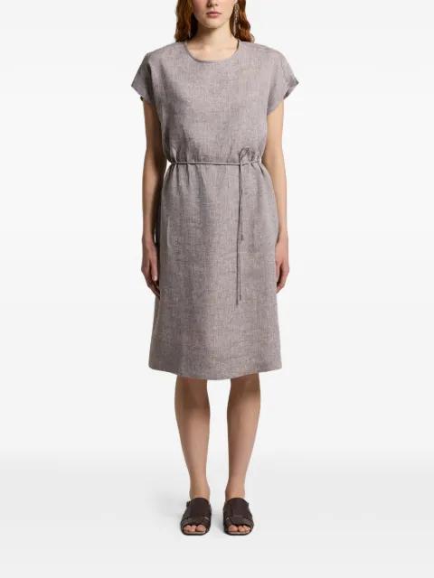 tie-waist dress by PESERICO