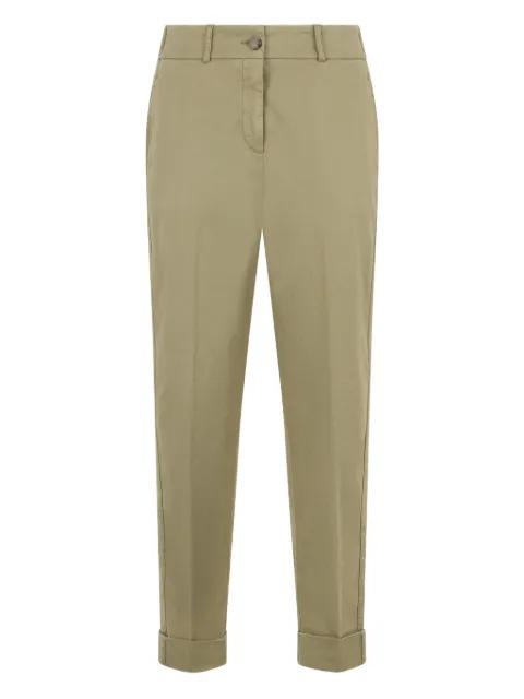 turn-up hem trousers by PESERICO