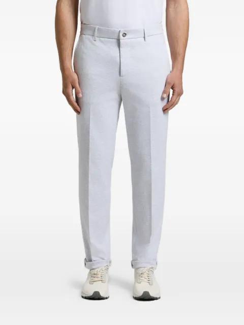 turn-up tapered trousers by PESERICO