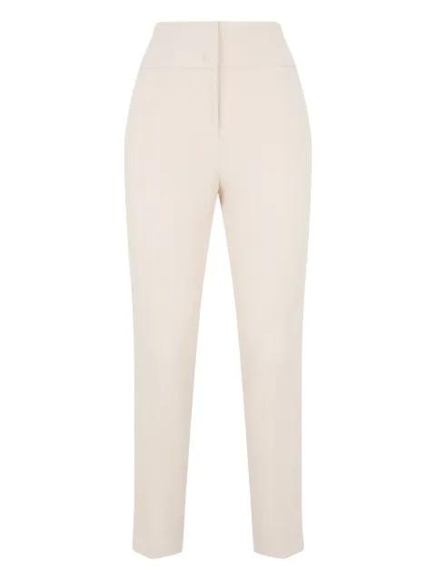 welt-pocket straight-leg trousers by PESERICO