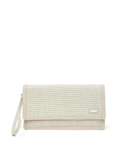 woven clutch bag by PESERICO