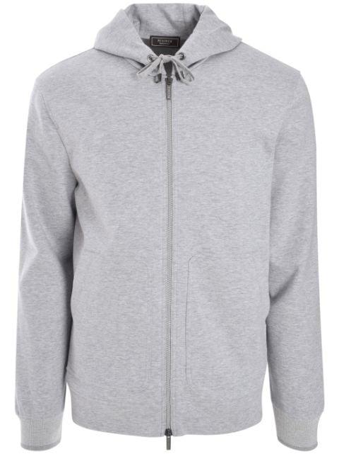 zip-up hoodie by PESERICO