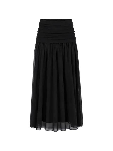Late Bloom ruched skirt by PETAR PETROV