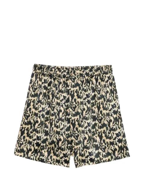 Rattleheart animal-print shorts by PETAR PETROV